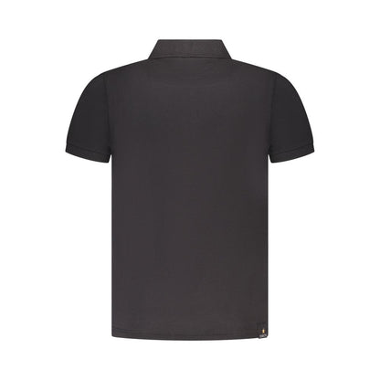 Accademia Militare Black Cotton Polo Shirt