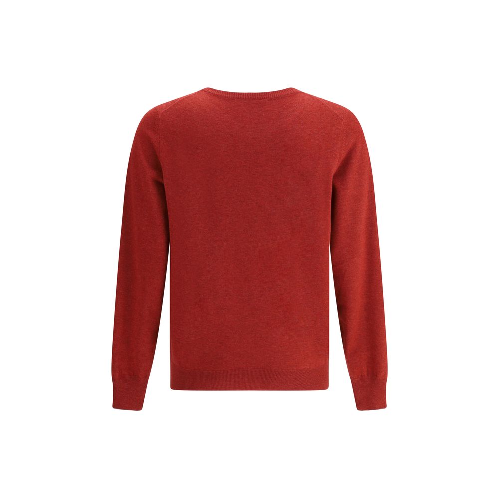 Brunello Cucinelli Red Cashmere Cashmere Sweater