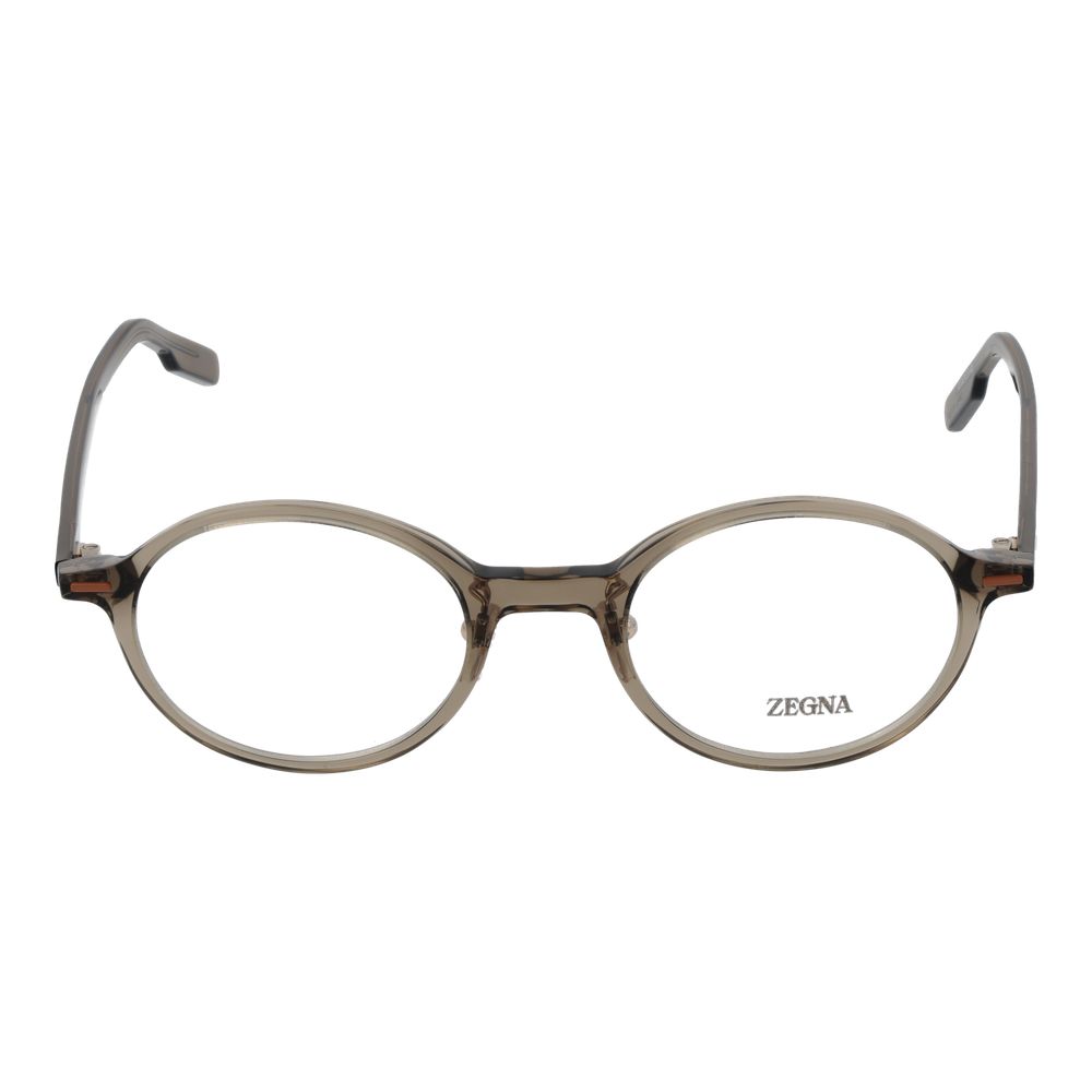 Ermenegildo Zegna Gray Plastic Glasses (Frames)
