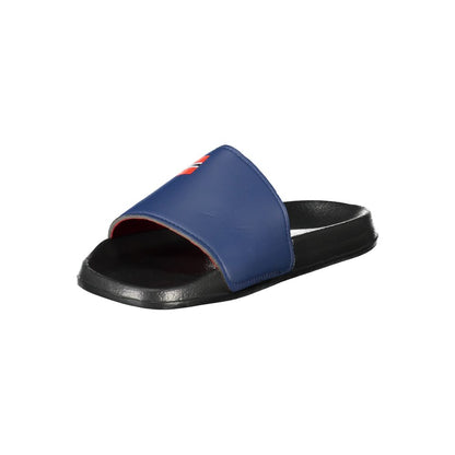 Norway 1963 Black Plastic Mens Sandal with bold logo and iconic style, perfect for trendsetters seeking comfort and fashion-forward design.