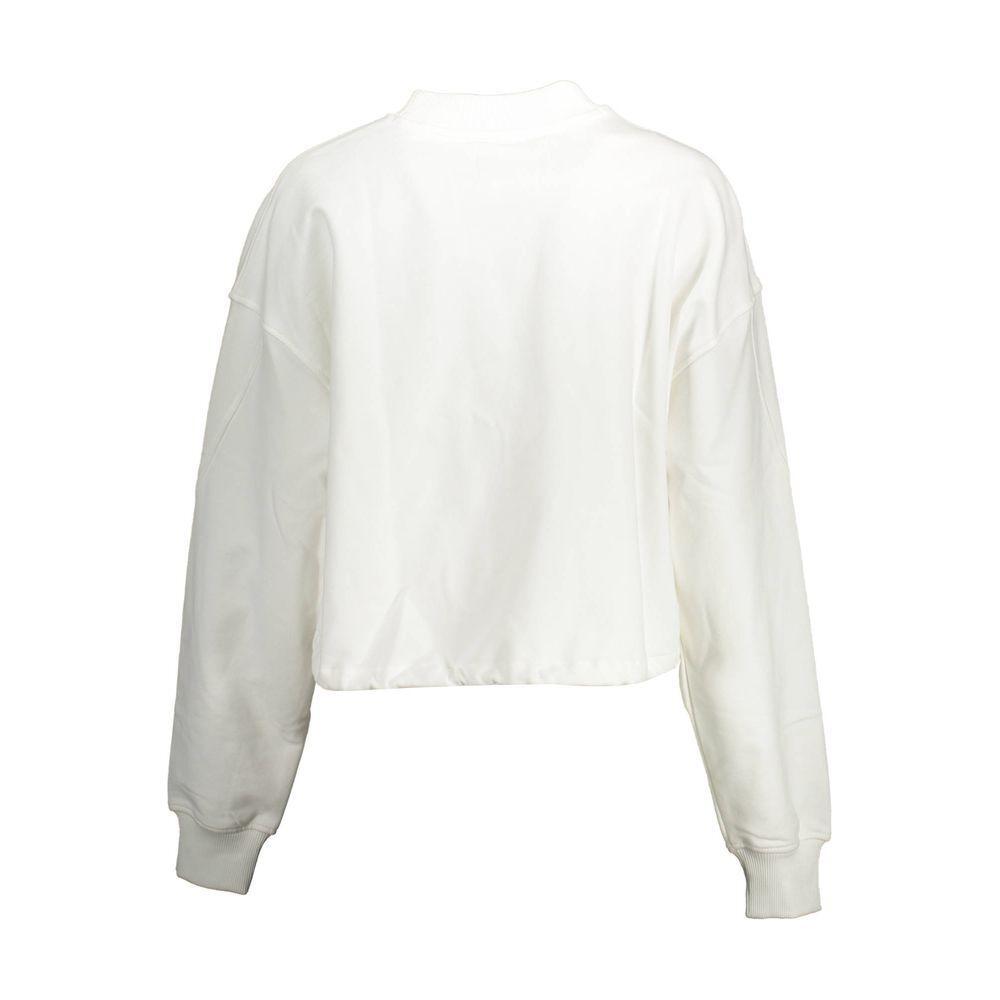 Calvin Klein White Cotton Sweatshirt