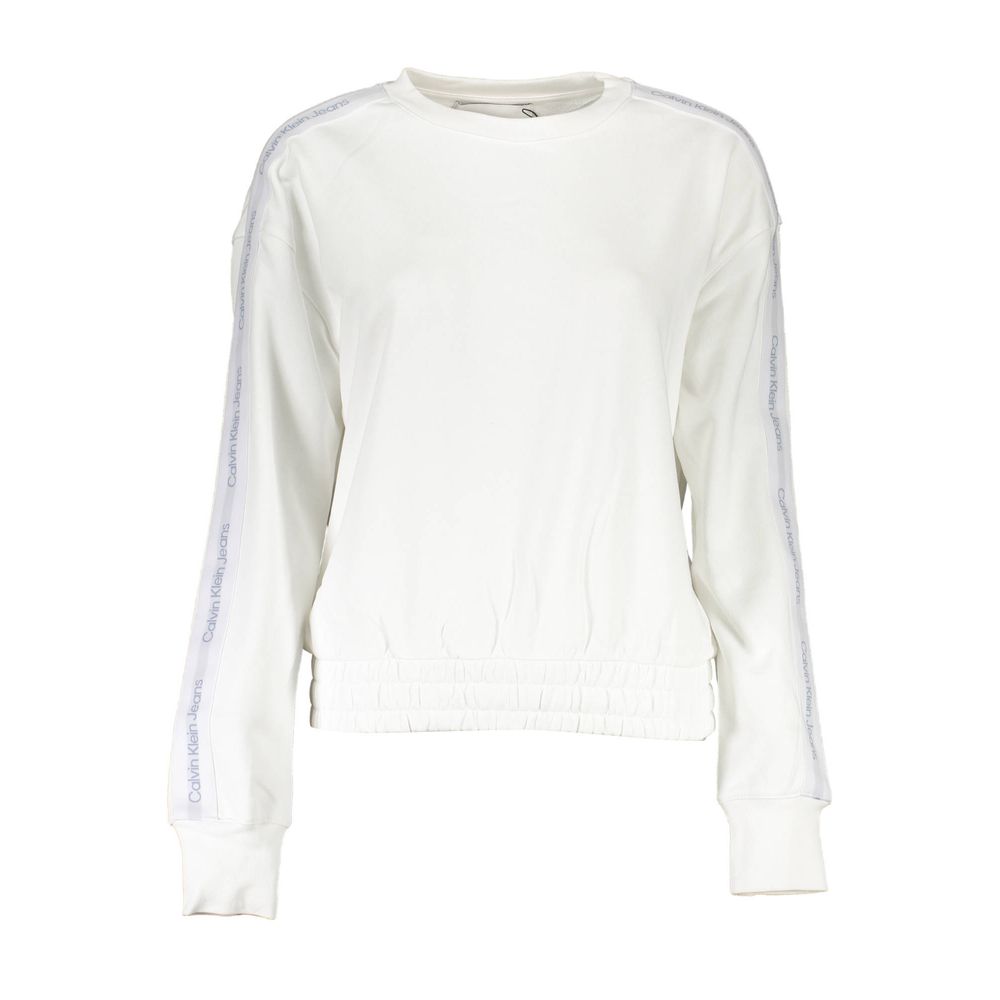 Calvin Klein White Cotton Sweatshirt