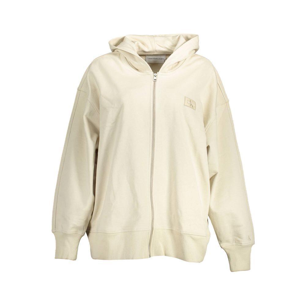 Calvin Klein Beige Cotton Sweatshirt