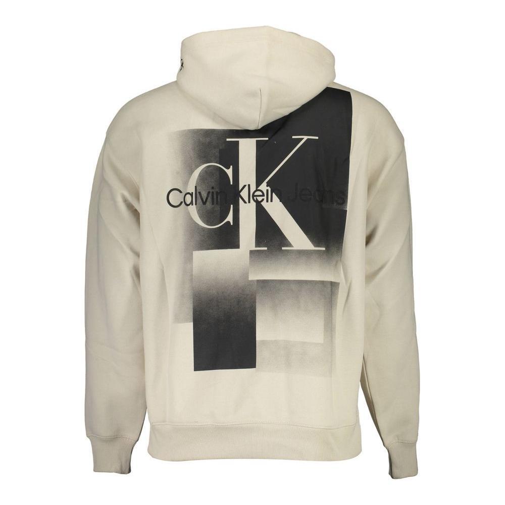 Calvin Klein Beige Cotton Sweatshirt