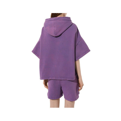 Hinnominate Purple Cotton Women Hoodie