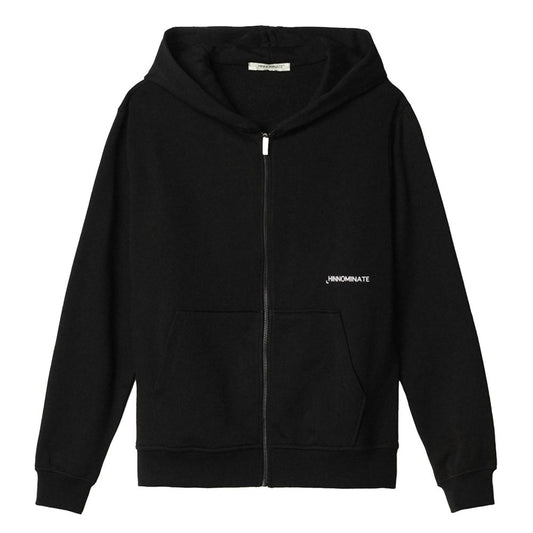 Hinnominate Black Cotton Men's Hooded Sweater