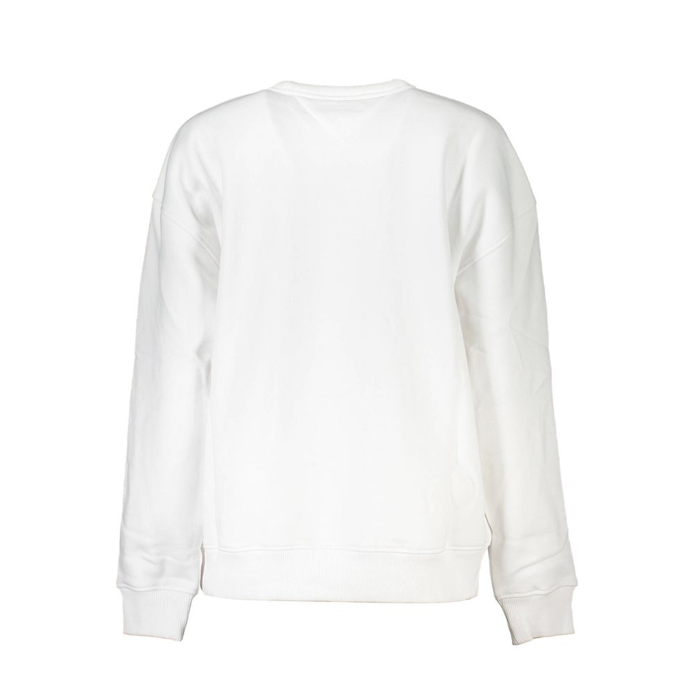 Tommy Hilfiger White Cotton Sweatshirt