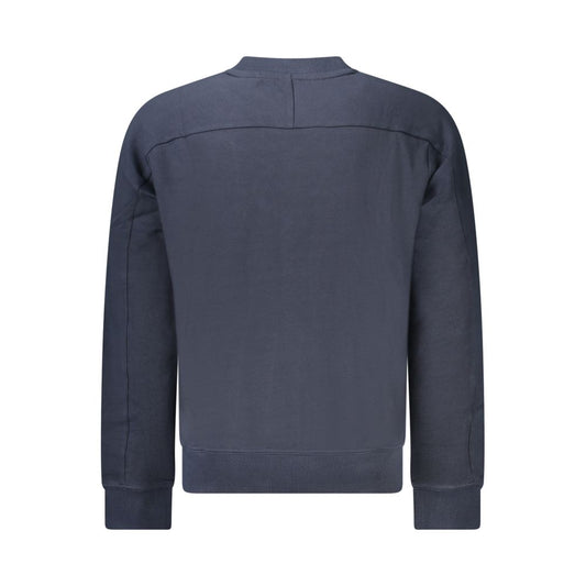 Hugo Boss Blue Cotton Sweater BO-34585-S