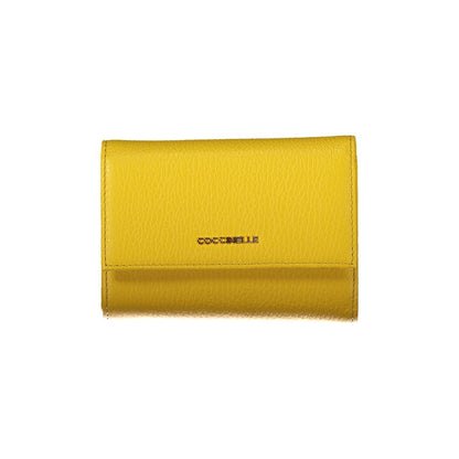 Coccinelle Yellow Leather Wallet