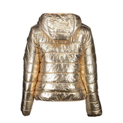 U.S. POLO ASSN. Gold Nylon Jackets & Coat