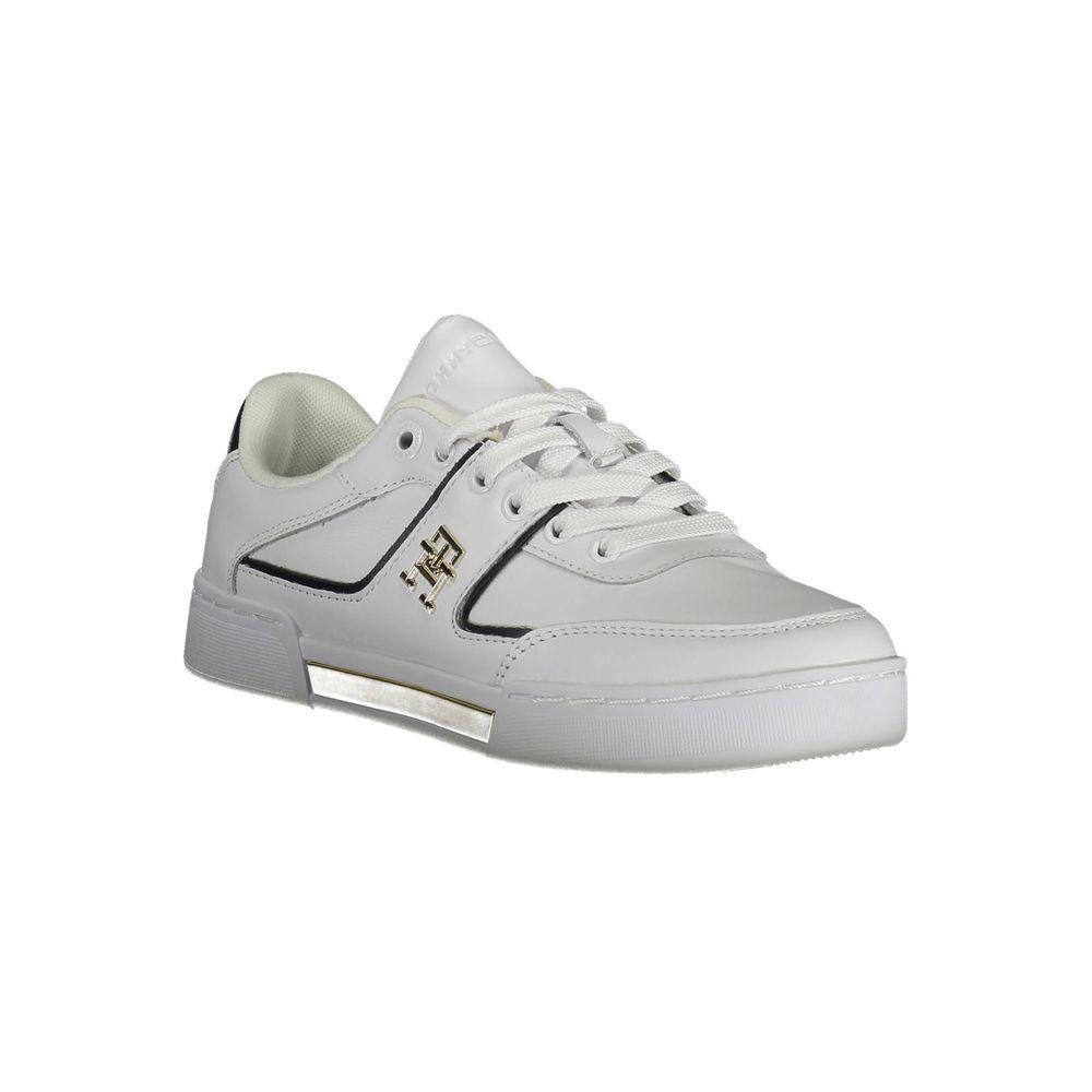 Tommy Hilfiger White Polyester Sneaker
