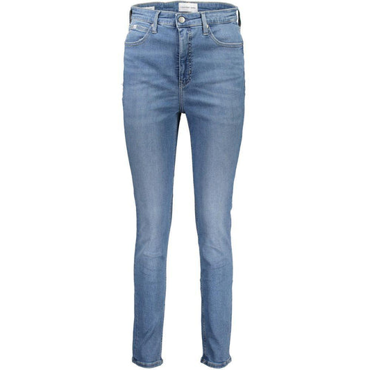 Calvin Klein Blue Cotton Jeans & Pant CA-21373-W25
