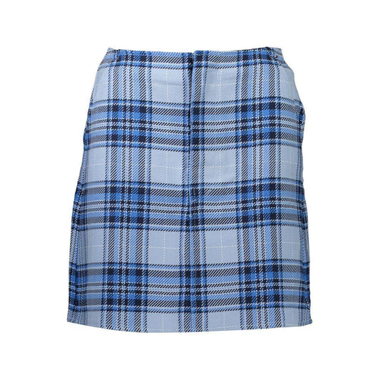 Tommy Hilfiger Blue Cotton Skirt TO-21992-XS