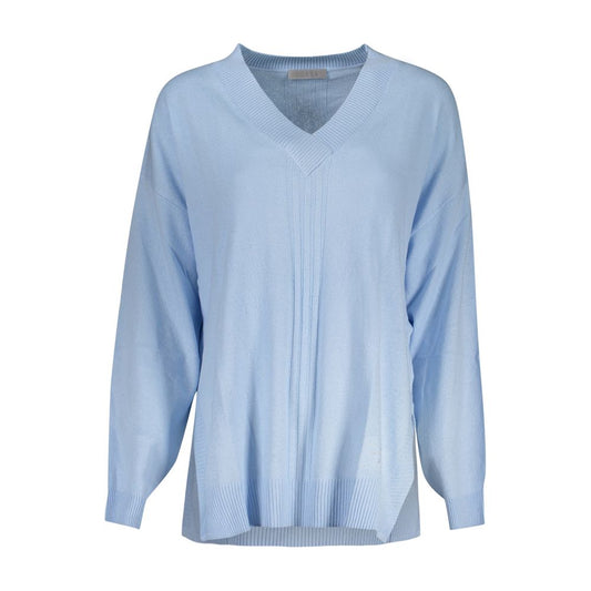 Guess Jeans Blue Cotton Sweater GU-31973-XS