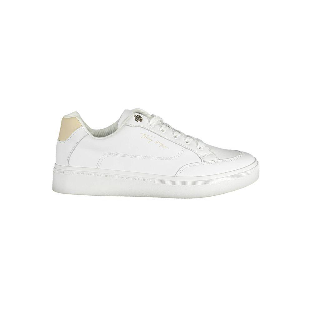 Tommy Hilfiger White Polyester Sneaker