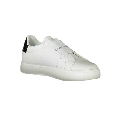 Calvin Klein White Polyester Sneaker