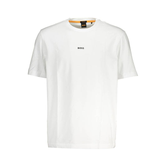 Hugo Boss White Cotton T-Shirt