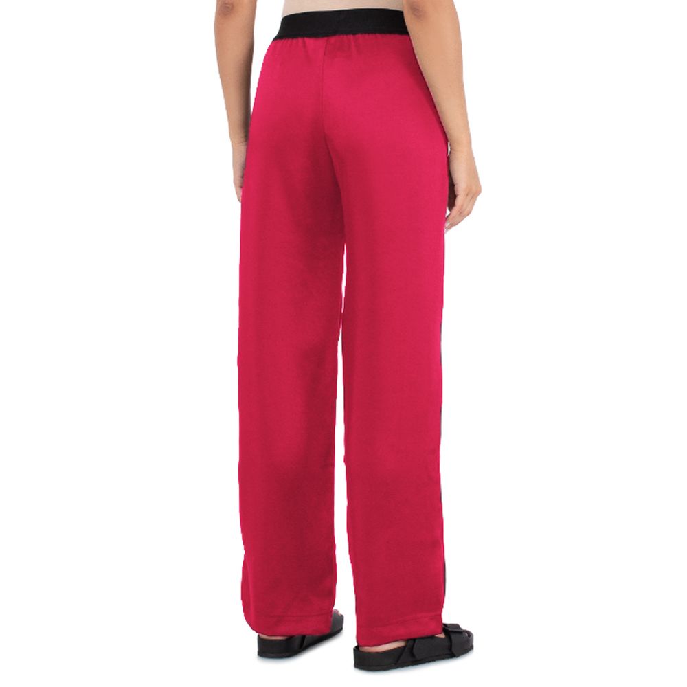 Comme Des Fuckdown Fuchsia Polyester Women Pants