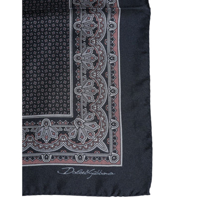 Dolce & Gabbana Multicolor Fantasy Silk Square Foulard Scarf