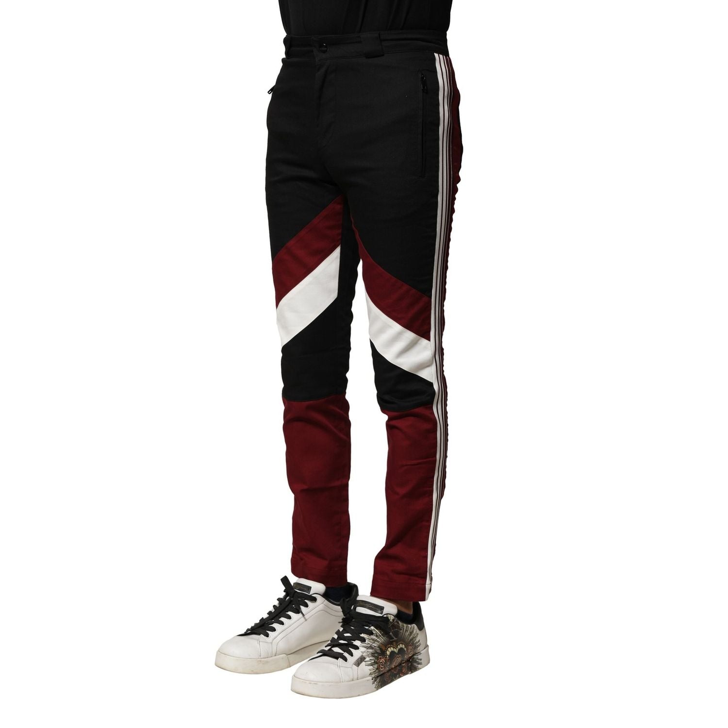 Dolce & Gabbana Multicolor Cotton Jogger Men Pants