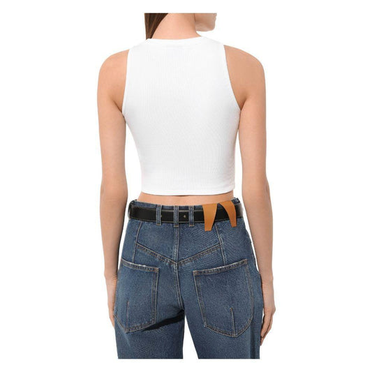 Comme Des Fuckdown White Cotton Tops & T-Shirt