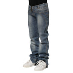 Just Cavalli Blue Washed Straight Fit Men Denim Jeans