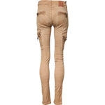 PLEIN SUD Brown Cotton Mid Waist Skinny Denim Jeans PAN70626-27