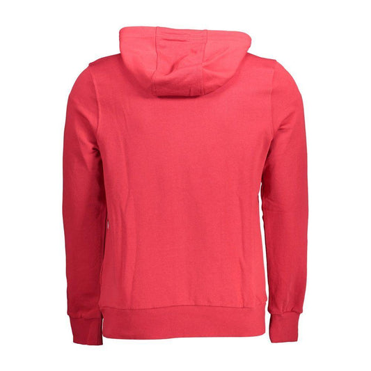 Cavalli Class Red Cotton Sweater