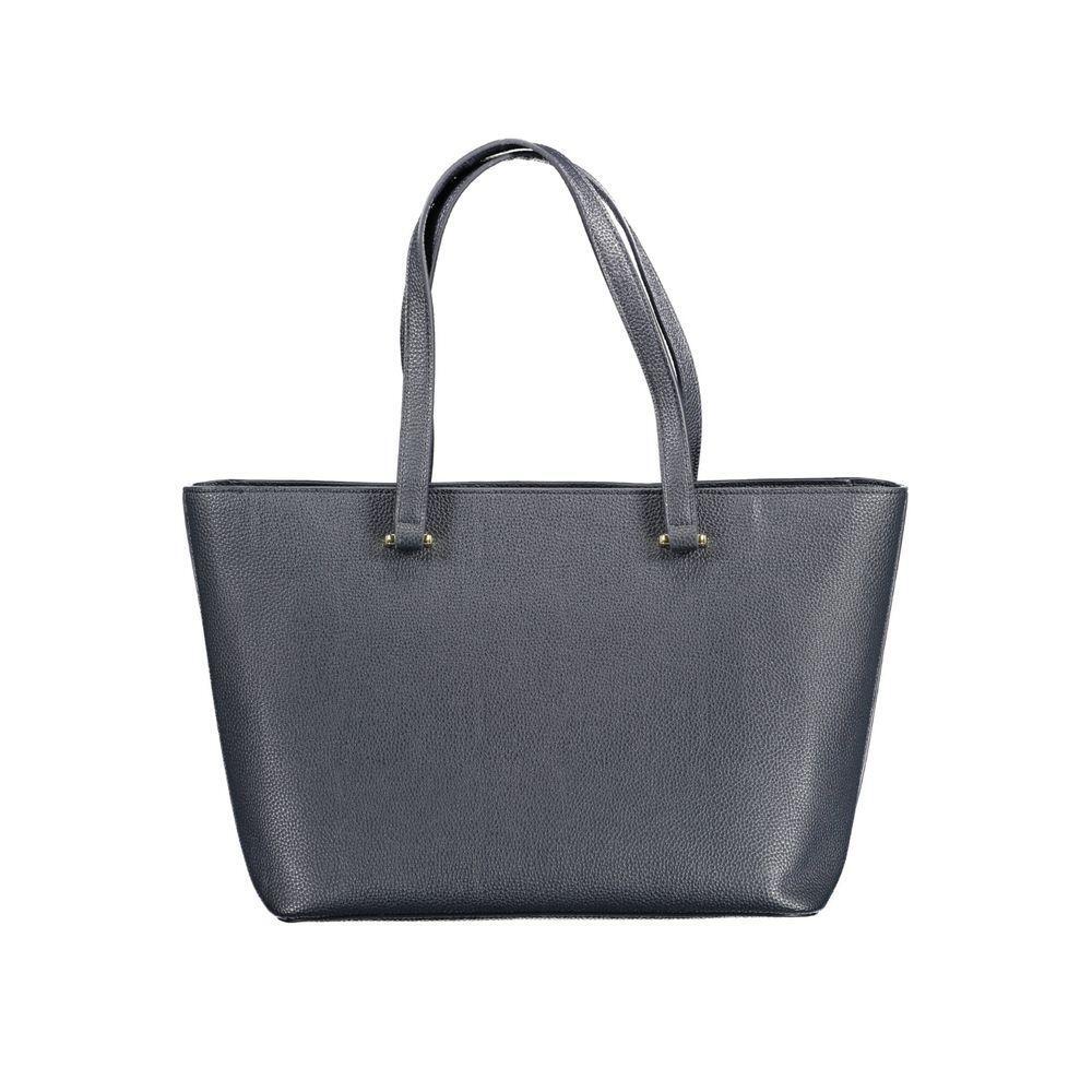 Front view with bag zipped and handles upright.