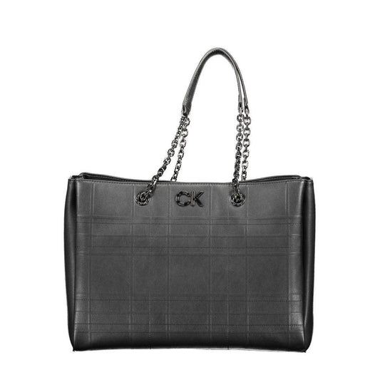 Calvin Klein Black Polyester Handbag