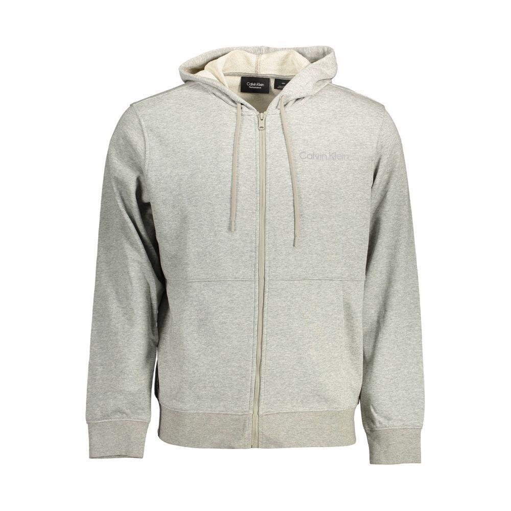 Calvin Klein Gray Cotton Sweater CA-15107-M