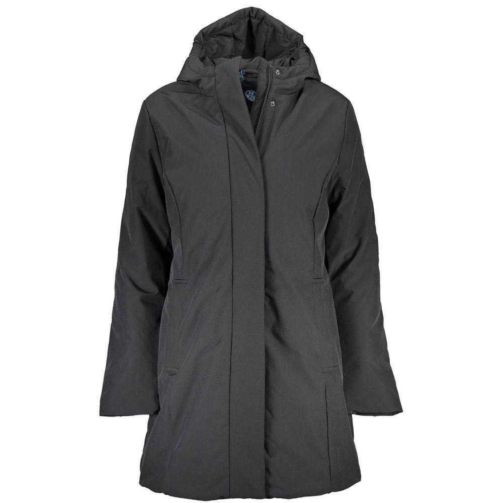 North Sails Black Polyester Jackets & Coat NO-16412-XS