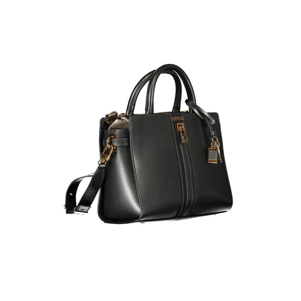 Front view with bag zipped and handles upright.