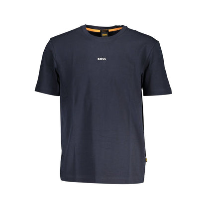 Hugo Boss Blue Cotton T-Shirt