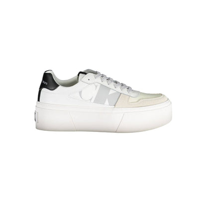 Calvin Klein White Polyester Sneaker