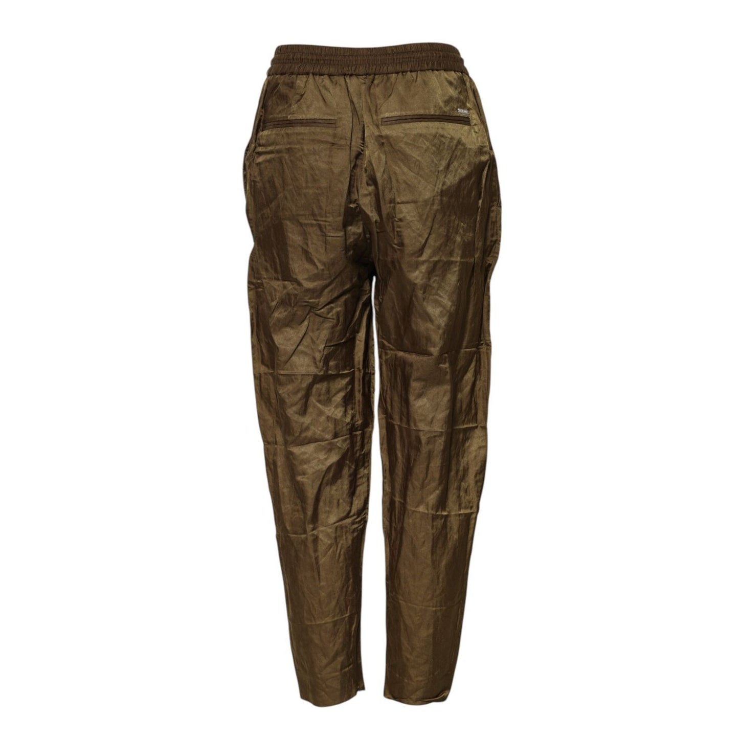 Dsquared² Brown Mid Waisted Women Sweatpants Pants