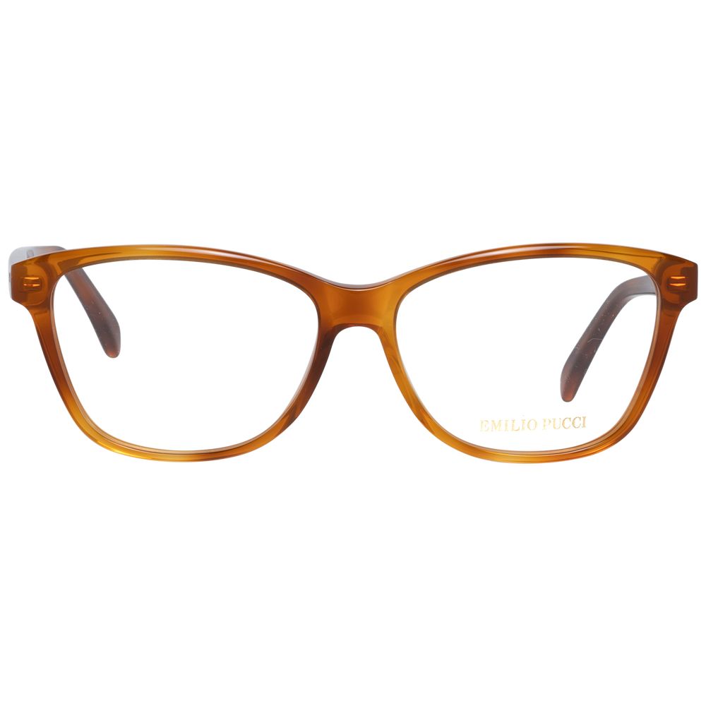 Emilio Pucci Brown Plastic Glasses (Frames)