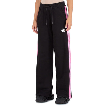 Comme Des Fuckdown Black Cotton Women Palazzo Pants