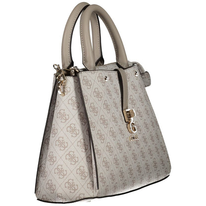 Guess Jeans Gray Polyethylene Handbag with removable chain strap and protective feet