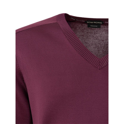 Tom Ford Purple Silk Sweatshirt