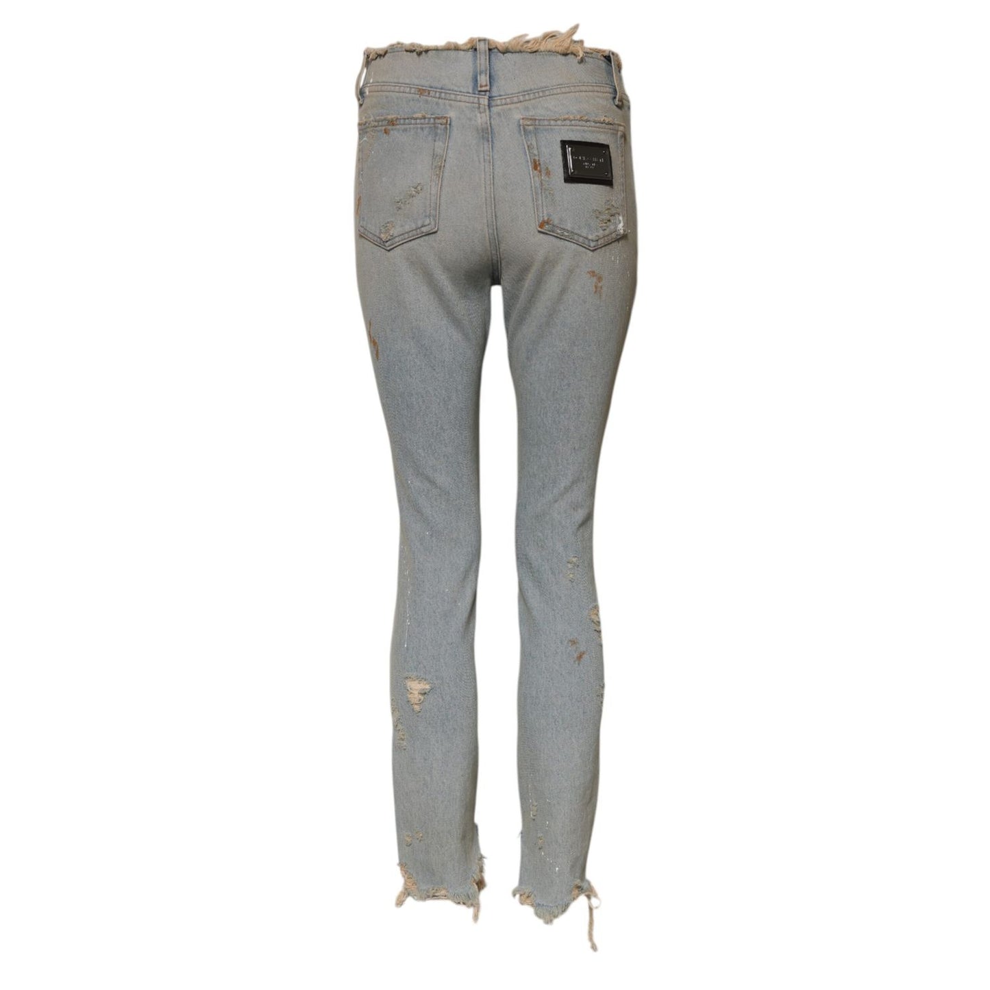 Dolce & Gabbana Light Blue High Waist Skinny Denim Jeans