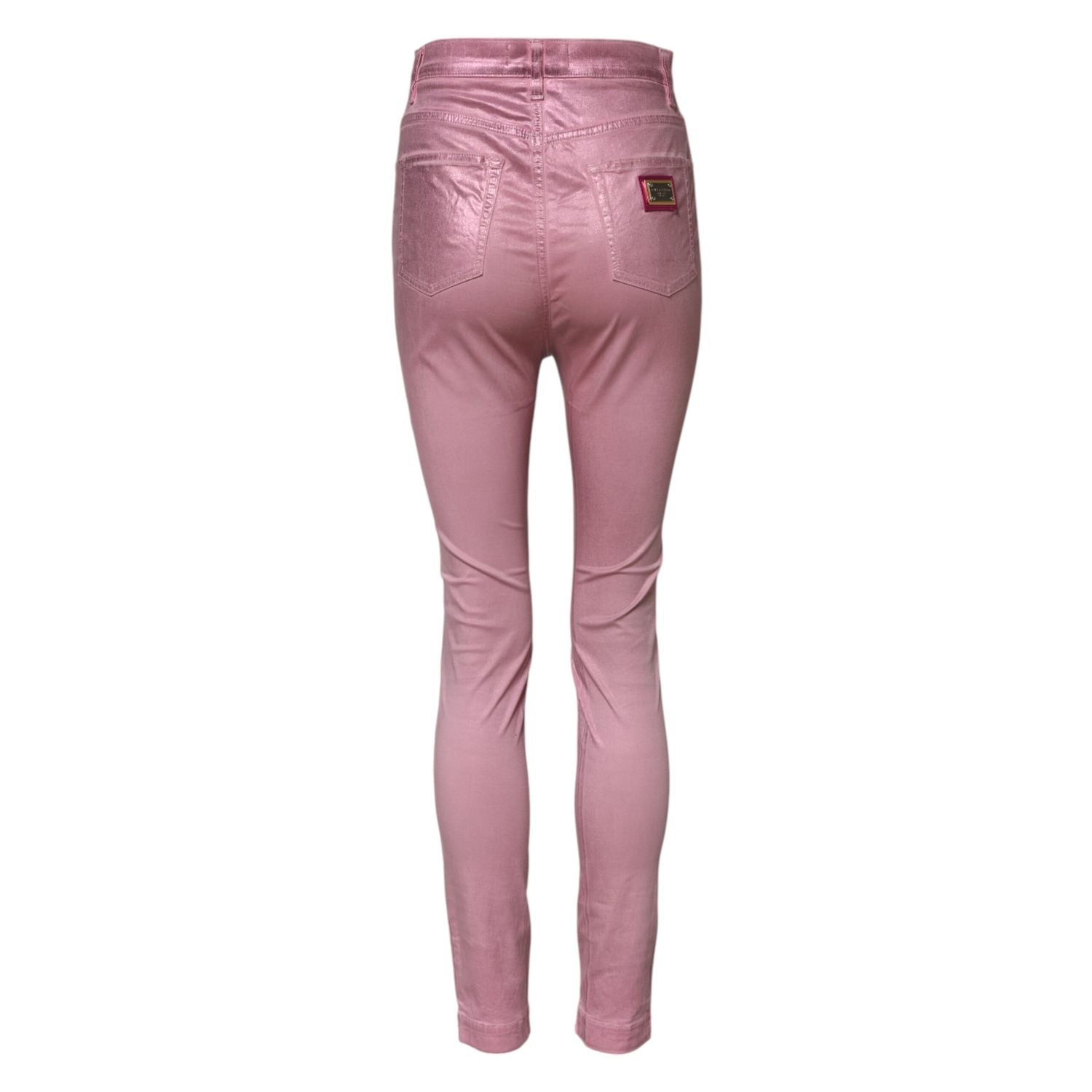 Dolce & Gabbana Pink GRACE High Waisted Skinny Denim Jeans