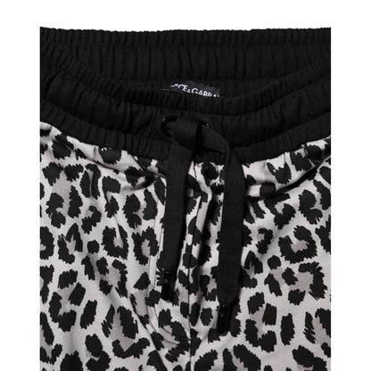 Dolce & Gabbana Multicolor Leopard #DGMillennials Jogger Pants