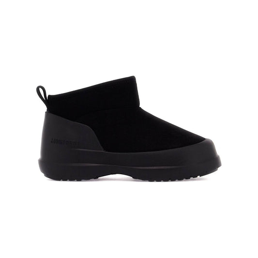 Moon Boot luna low suede leather ankle Boots Moon Boot Black