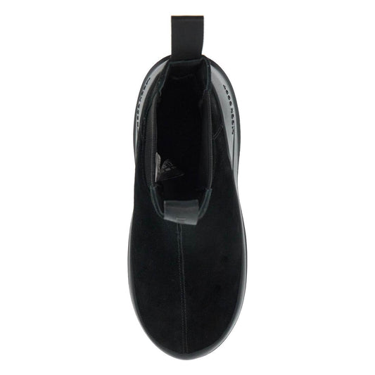 Moon Boot luna chelsea suede leather ankle Boots Moon Boot Black