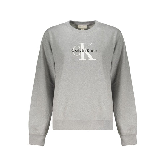 Calvin Klein Gray Cotton Sweater CA-39019-XS