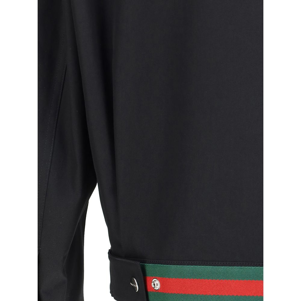 Gucci Black Cotton Shell Jacket