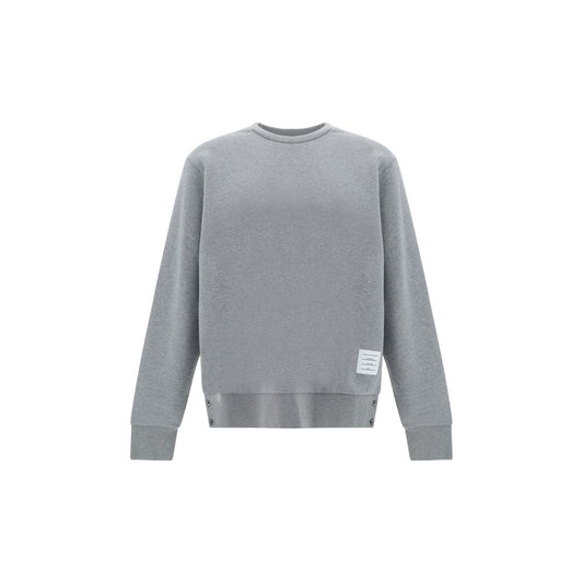 Thom Browne Gray Cotton Sweatshirt