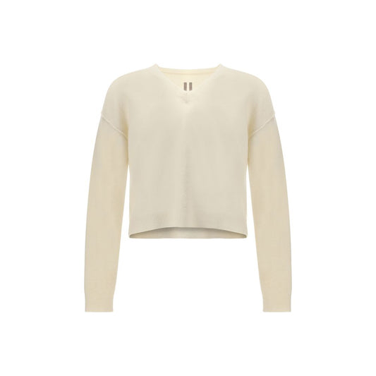 Rick Owens White Alpaca Vicugna Pacos Sweatshirt