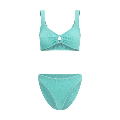 Hunza G Green Polyamide Bikini